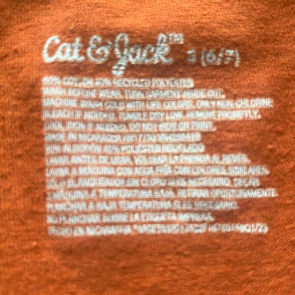 Cat & Jack Girl's Unicorn Long Sleeve Cotton Blend Shirt (Sz. S 6/7) - Picture 3 of 4